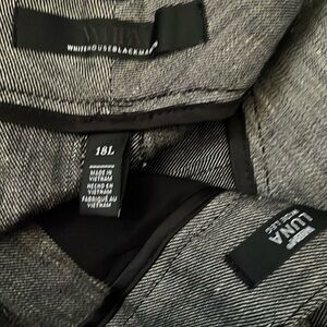 Curvy WHBM® Luna Wide Leg Trousers, 18 long, Gray